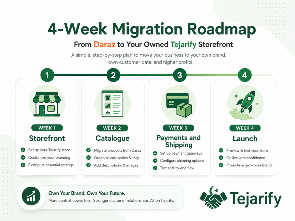 How to Move From Daraz to Your Own Online Store in Pakistan: A Practical Migration Guide